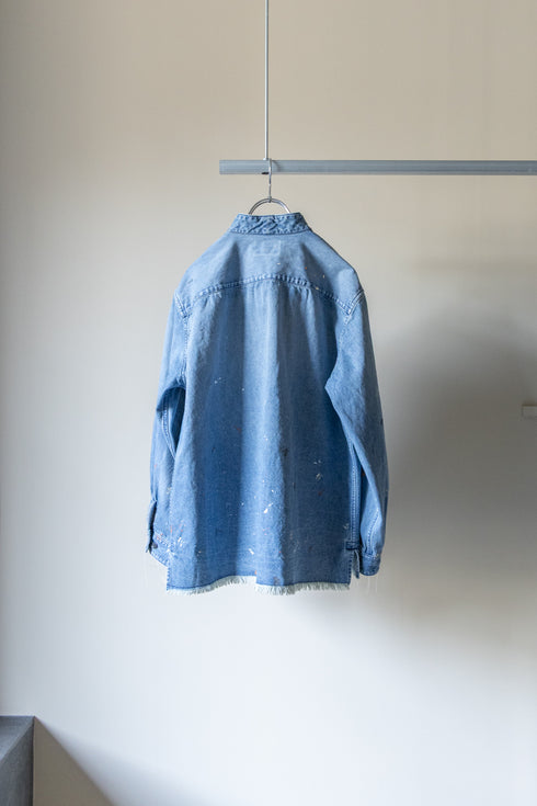 別注【KUON】"Painting Denim Sashiko Shirket"