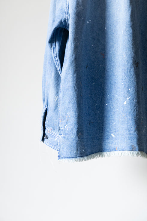 別注【KUON】"Painting Denim Sashiko Shirket"