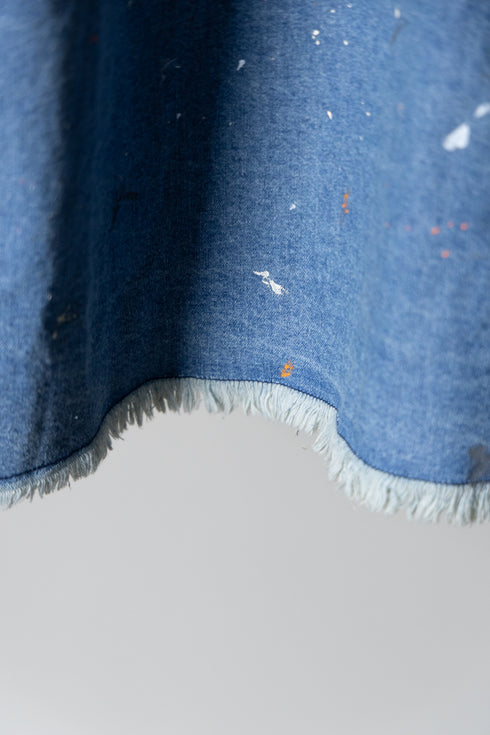 別注【KUON】"Painting Denim Sashiko Shirket"