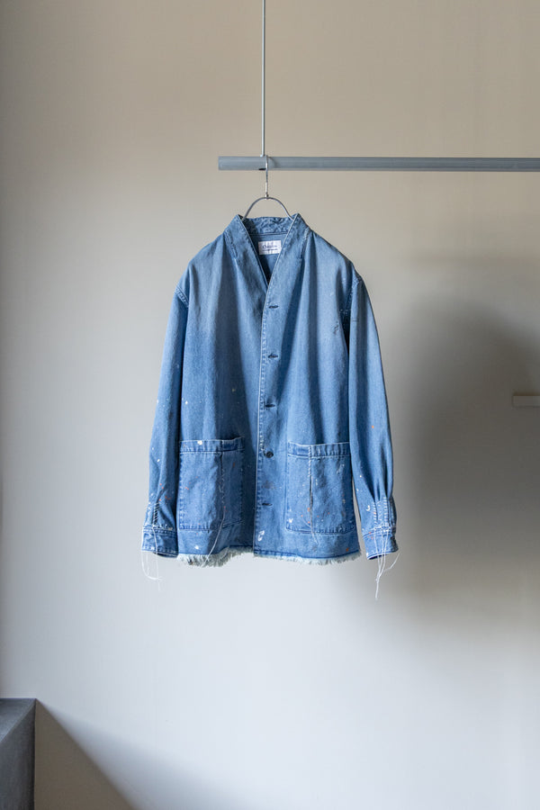 別注【KUON】"Painting Denim Sashiko Shirket"