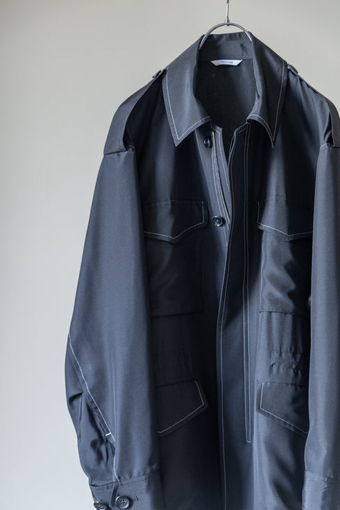 【SHEIK YERBOUTI】"Silk Habutae Field Jacket"