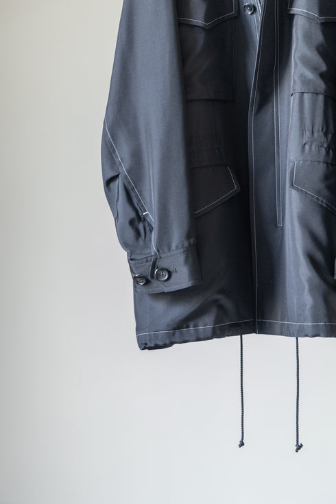 【SHEIK YERBOUTI】"Silk Habutae Field Jacket"