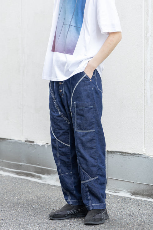 【YUTA MATSUOKA】"MILITARY DENIM CRAFT PANTS"