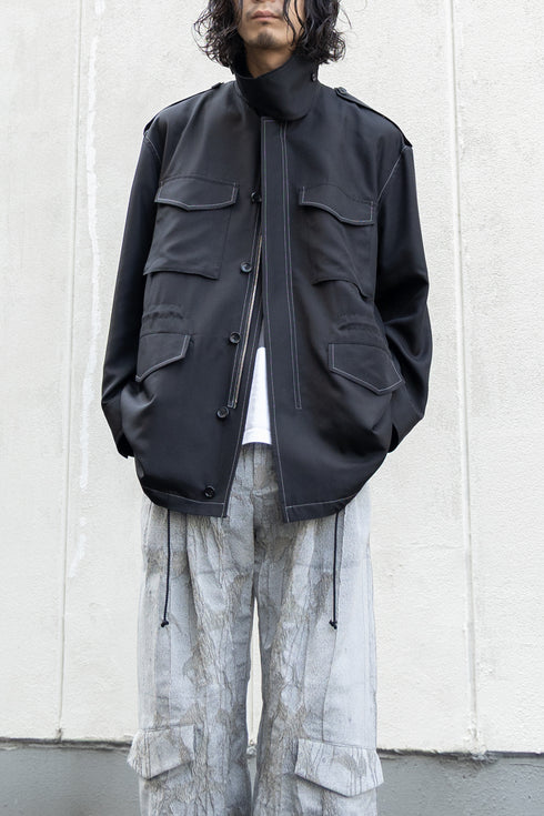 【SHEIK YERBOUTI】"Silk Habutae Field Jacket"