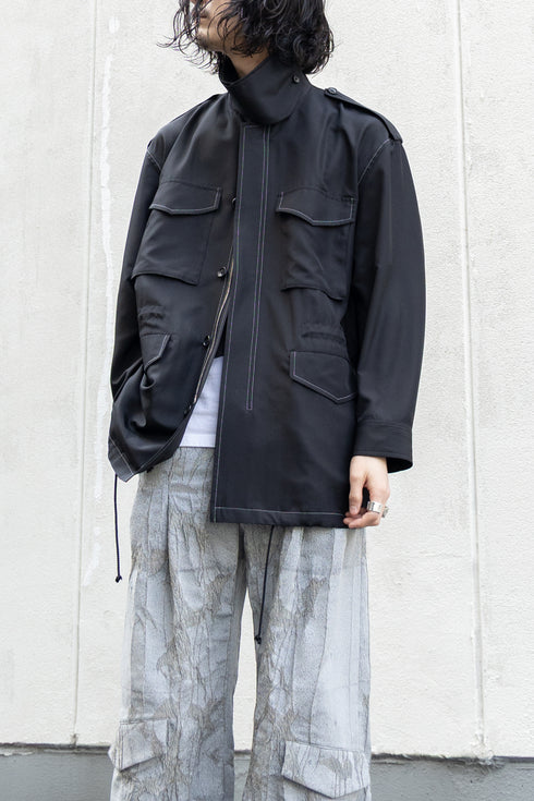 【SHEIK YERBOUTI】"Silk Habutae Field Jacket"