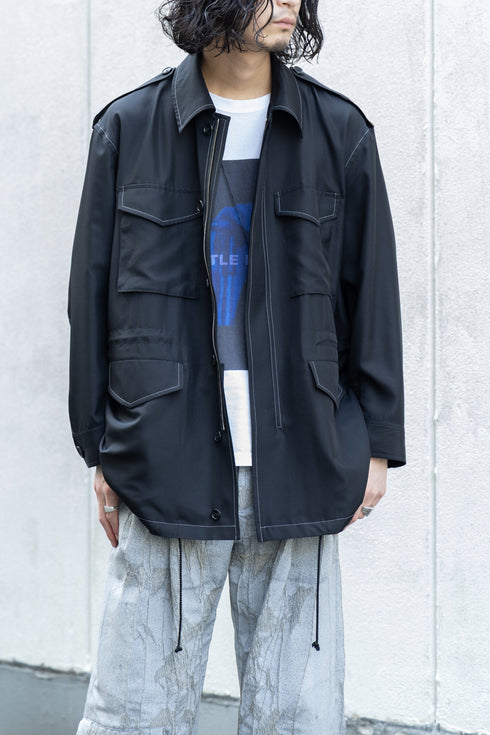 【SHEIK YERBOUTI】"Silk Habutae Field Jacket"