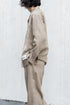 【SHEIK YERBOUTI】"Hemp Open-Collar LS Shirt"