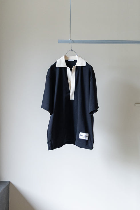 【SHEIK YERBOUTI】"Knitted Collar Shirt"