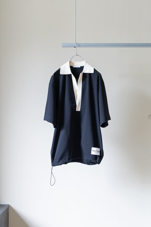 【SHEIK YERBOUTI】"Knitted Collar Shirt"