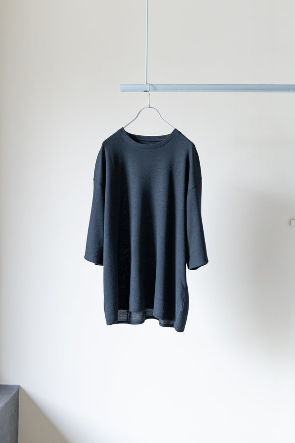 【CURLY&Co.】"PRIME WOOL WAFFLE TEE"