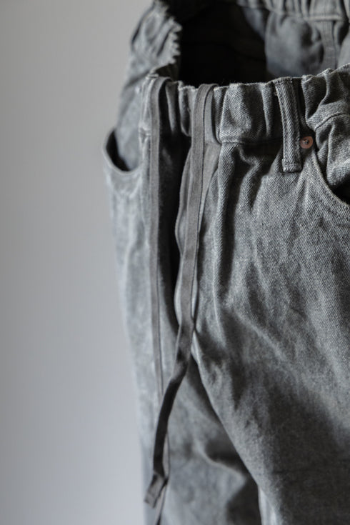 【YOKO SAKAMOTO】"5 POCKET EASY PANTS"(MUGWORT)