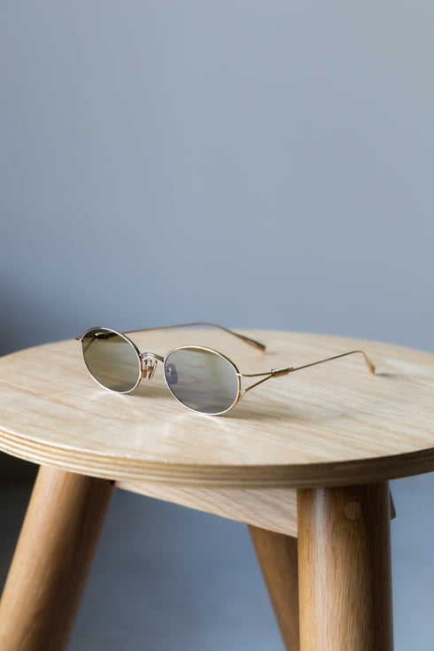 【GLITCH】"OYRA OVAL SUNGLASSES"