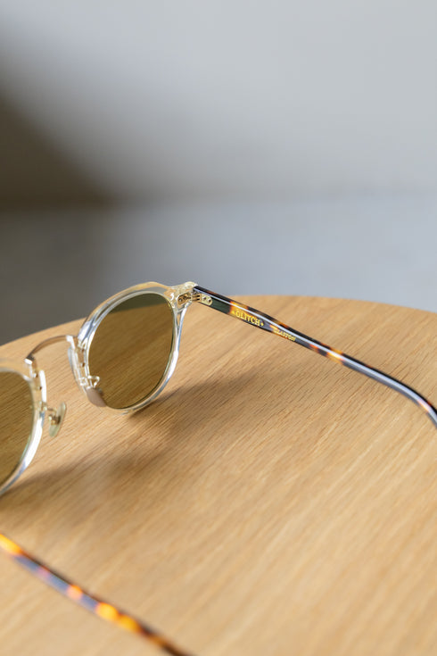 【GLITCH】"GLASTON CROWN PANTO SUNGLASSES"