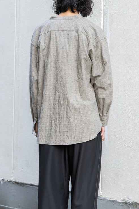 【nuterm】"Band Collar Shirts"