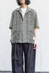 【SHEIK YERBOUTI】"Embroidered Open-Collar Shirt"