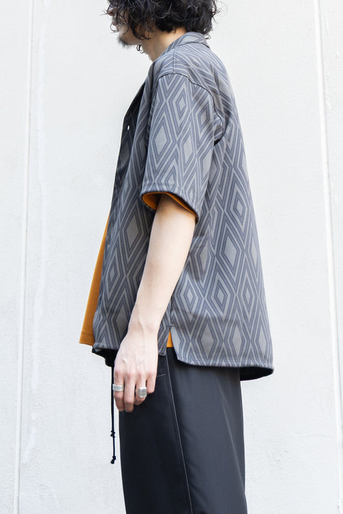 【CURLY&Co.】"TRIBAL ARGYLE SHIRT JACKET"