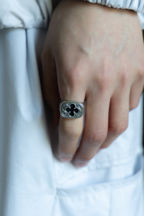 【GEROCHRISTO】"Odysseus Rings with Black Onyx"