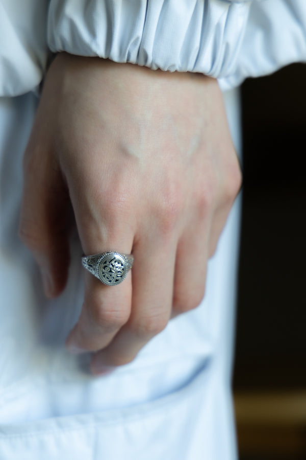 【GEROCHRISTO】"Garden Shadows Circle Ring"