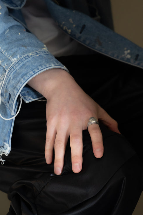【GEROCHRISTO】"Garden Shadows Circle Ring"