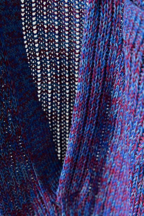 【THE JEAN PIERRE】"Melange Skipper Knit Shirt"