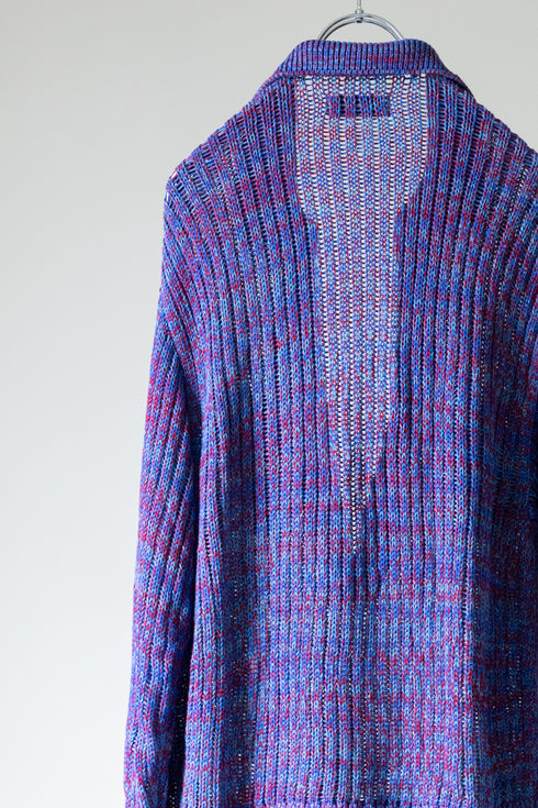 【THE JEAN PIERRE】"Melange Skipper Knit Shirt"