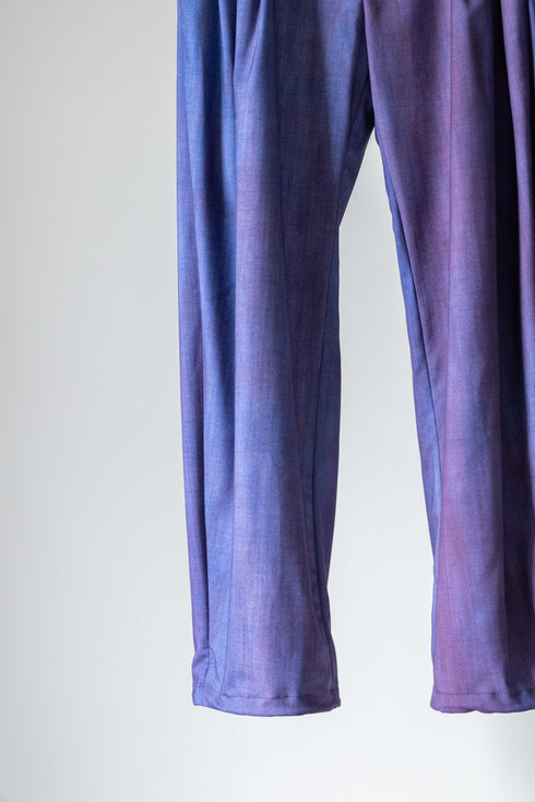 【THE JEAN PIERRE】"Urban Wool Low 3 Tuck Trousers"