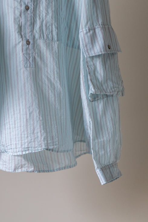 【THE JEAN PIERRE】"Super Fine Silk Cotton Tech Pullover Shitrt"