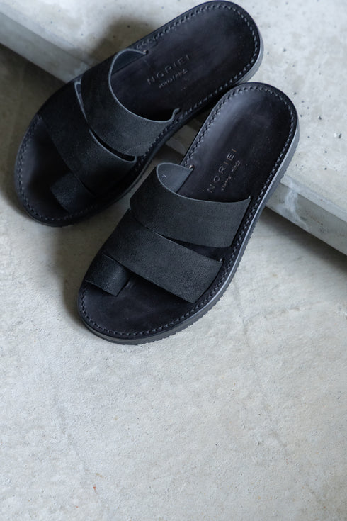 【NORIEI】"LOOP SANDAL (SUEDE)"