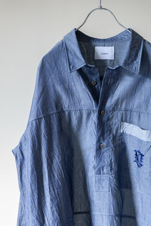 【nuterm】"Long P/O Shirt"
