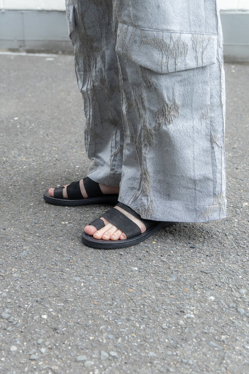 【NORIEI】"LOOP SANDAL (SUEDE)"