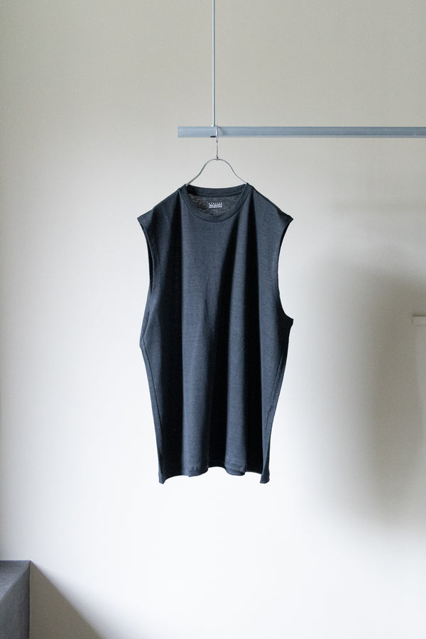 【YOKO SAKAMOTO】"HEMP SLEEVELESS TOP"