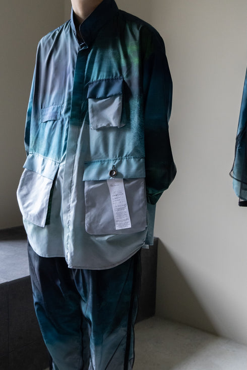 【Licht Bestreben】"M-65 プリントシャツ"