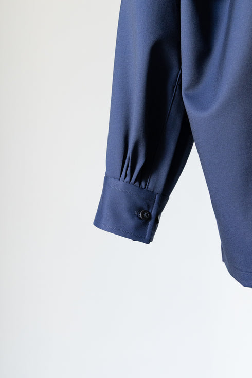 【SHEIK YERBOUTI】"SILK WOOL SKIPPER SHIRT"