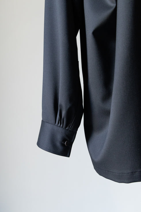 【SHEIK YERBOUTI】"SILK WOOL SKIPPER SHIRT"