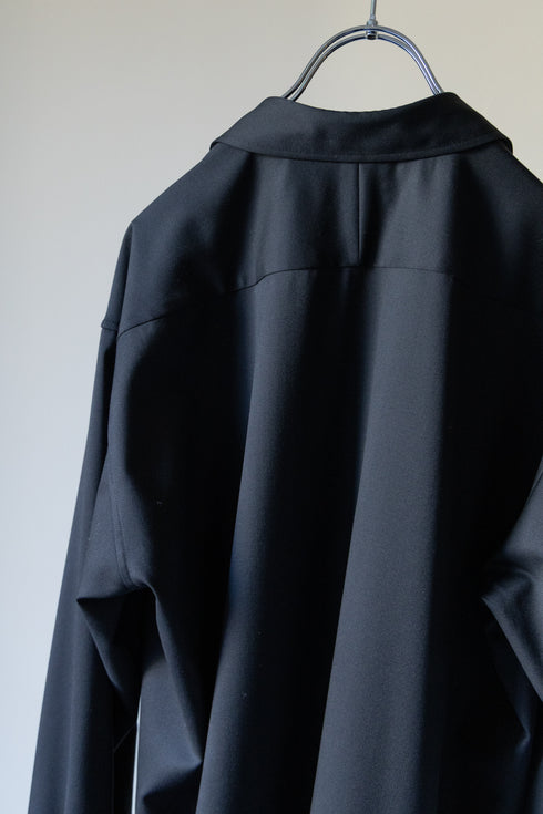 【SHEIK YERBOUTI】"SILK WOOL SKIPPER SHIRT"
