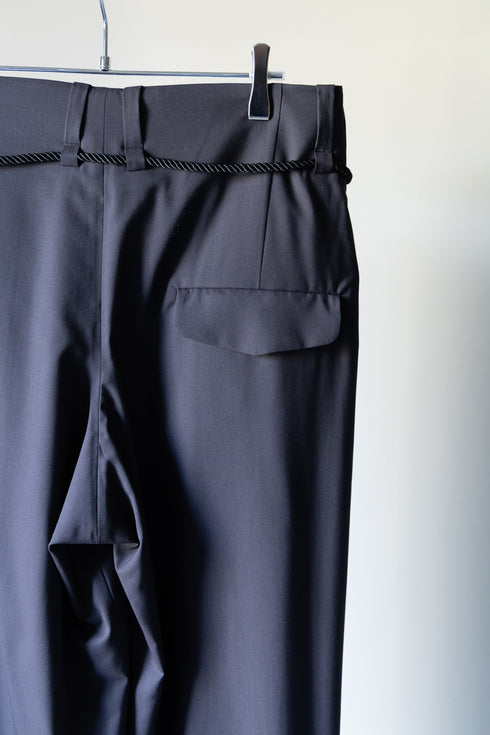 【ETHOSENS】"スーパー180'sウールスクイーズスラックス"