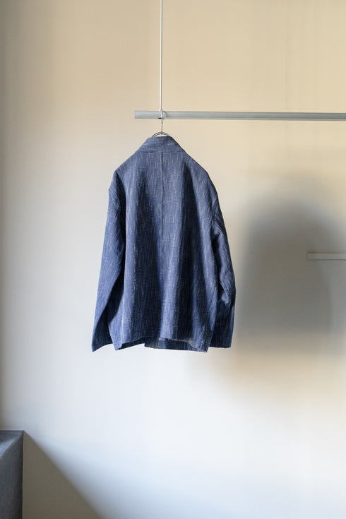 【KUON】"藍染刺し子野良着"
