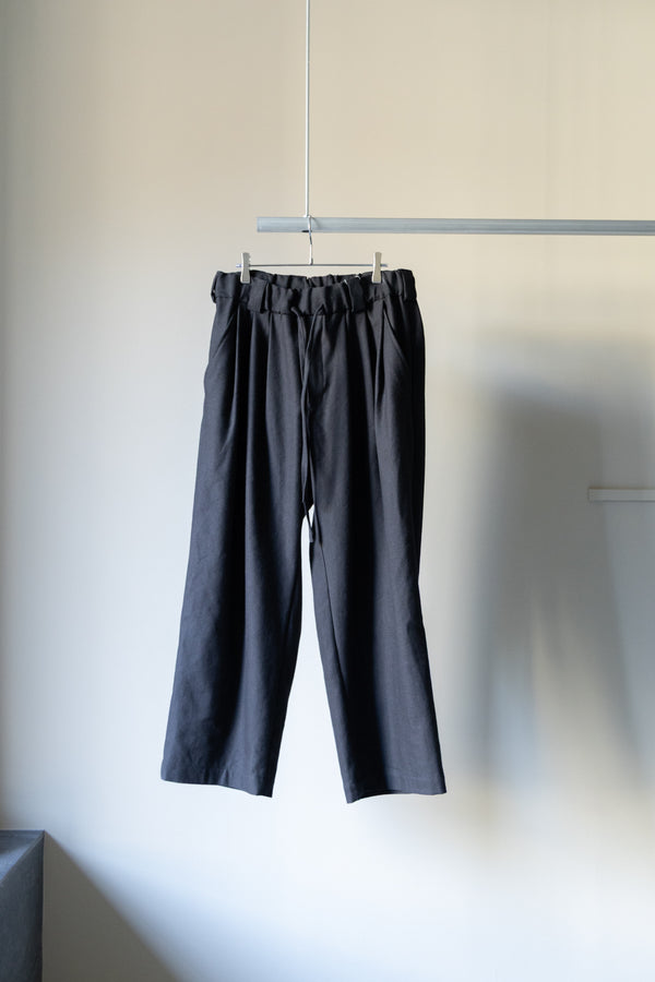 別注【Blanc YM】"バックリネンヘリンボーンオーバーサイズパンツ"