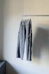 【TAUPE】"CUT OFF ZIP DENIM PANTS"