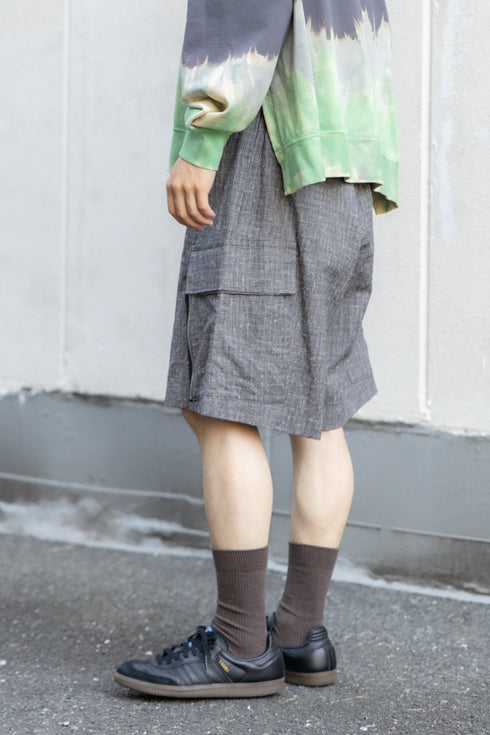 【nuterm】"ZIP Cargo Easy Shorts"