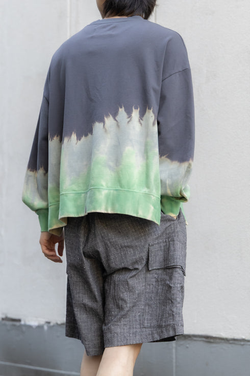 【Licht Bestreben】"Hand Dyed Long Sleeve Pullover"