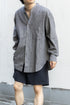 別注【nuterm】"Band Collar Shirts"
