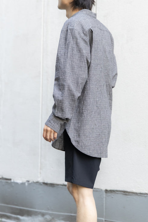 別注【nuterm】"Band Collar Shirts"