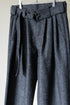 【Blanc YM】"Silk Denim Wide Pants"
