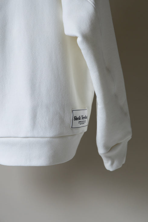 【SHEIK YERBOUTI】"オーガニックコットンヘビーフリースフーデッドスウェットシャツ"