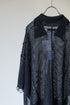 【Licht Bestreben】"クラッシュドメッシュニットポロショートスリーブ"