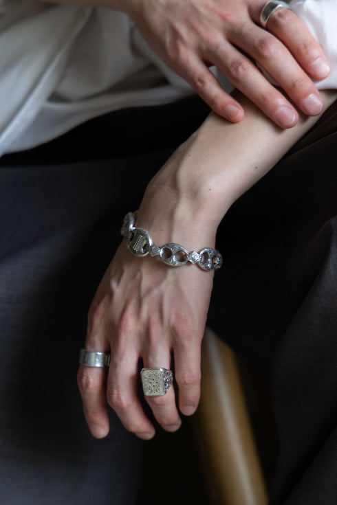 【GEROCHRISTO】"Big Anchor Link Chain Bracelet"