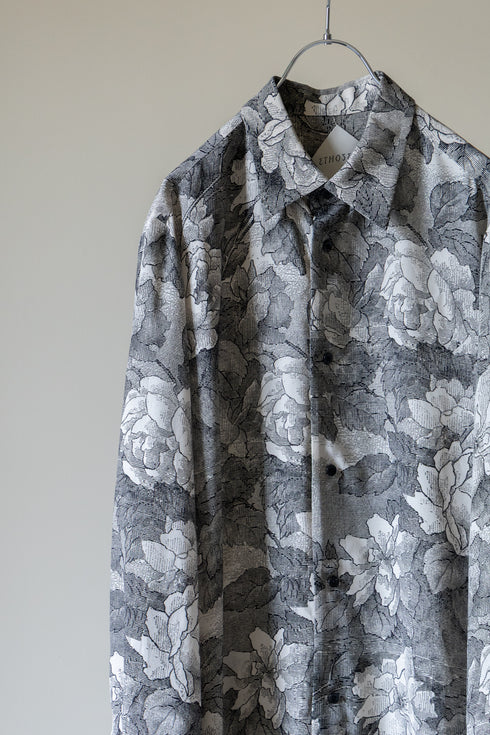 【ETHOSENS】"Printed shirt"