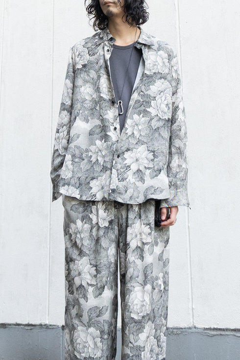 【ETHOSENS】"Printed shirt"