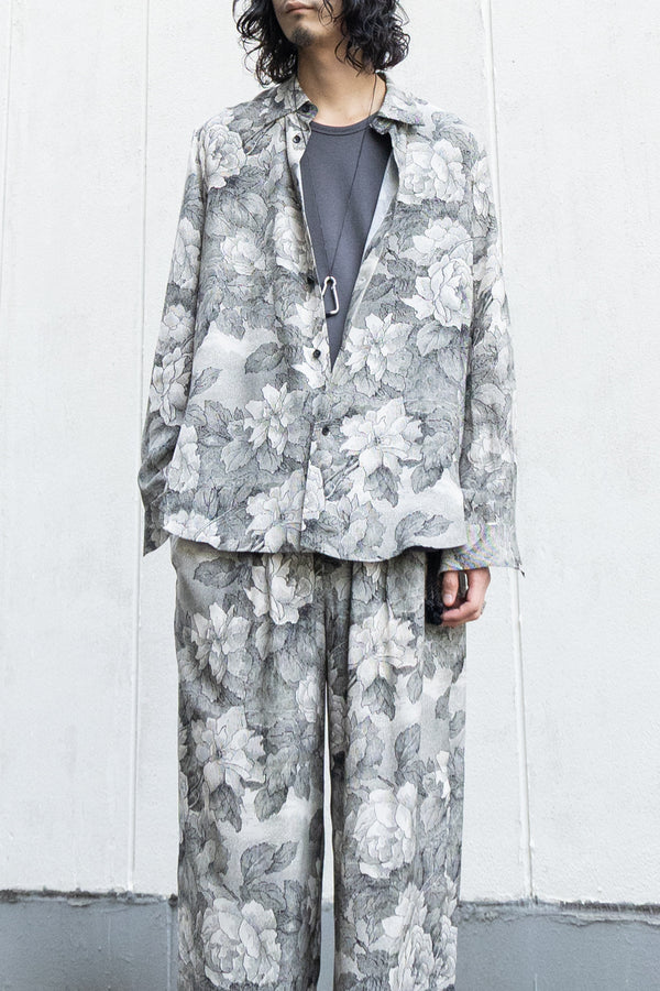 【ETHOSENS】"Printed shirt"